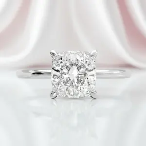 Elegant 3.0 Carat Cushion Cut Engagement Ring