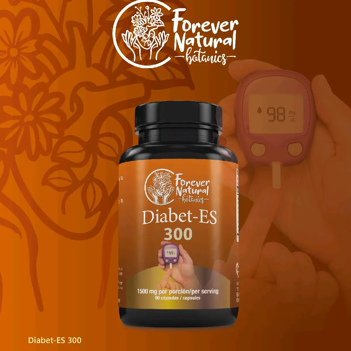 Diabet-ES 300  a blend of Wereke, nopal,neem, and more natural ingredients  that will help to control sugar levels. Natural Dietary Supplement Healthcare