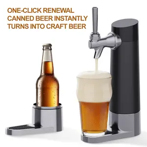 Beer Foamer - Perfect Gift for Beer Lovers - Turns Ordinary Bottled Beer into Super Fine Foam - Ideal for Thanksgiving & Christmas
