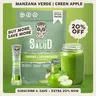 Salud 2-in-1 [Greens + Superfoods - Green Apple] Daily Greens Drink Mix,Agua Fresca,  Gut Health & Bloating Support, Probiotics & Prebiotics, Vegan, Non-GMO, Easy-to-Drink Greens Powder (15 Servings)