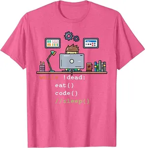 Computer Science Python Programmer Eat Code Sleep T-Shirt