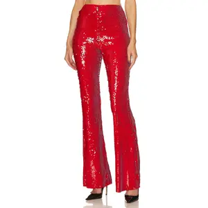 Michael Costello x REVOLVE Harlow Pant in Red