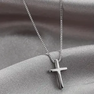 Valentine's Day & Easter Dual Holiday Gift: Simple Stylish Cross Prayer Necklace for Women & Girls, Limited-Time Offer