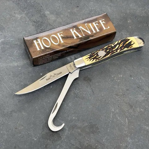 Folding Knife Classic Hoof Trapper Vintage Style Hook Blade Sharp
