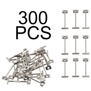 300pcs 1/16 Inch Stainless Steel Needles for Flooring & Wall Tile Leveling, 1.5mm Precision Leveling Pins, Durable Metal Spares for Tiling Projects