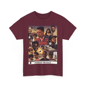 Boyz N The Hood Movie Ice Cube Cuba Gooding Jnr T shirt Unisex Heavy Cotton Tee