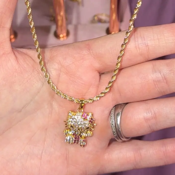3D shaped Hk with Rope chain