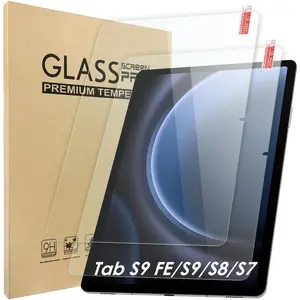 2-Pack Screen Protector Compatible with  Galaxy Tab S9 FE 10.9"/ S9/ S8/ S7 11.0", Tempered Glass Film, Anti-Scratch, 9H Hardness, Easy Installation (SM-X710/X700/X706/T870/T875/T878)