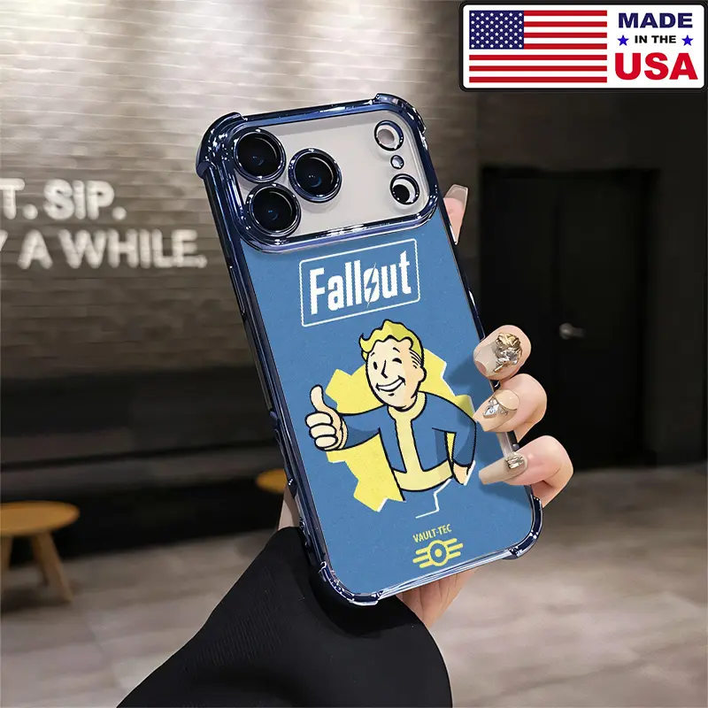 Customized Fallout Vault Boy Retro Video Game Aesthetic Phone Case - Soft Silicone TPU, Anti-Drop Drop-Tested Protection, Multi-Model Fit for iPhone 17/16/15/14/13/12 Plus Pro Max & Samsung 22/23/24/25 Plus Pro Max Ultra, Vintage Fashion Phone Accessories