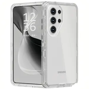 [Free!!Ship!] Heavy Duty Durable 3-Layer Shockproof Case for Samsung Galaxy S26 25 Ultra Heavy Duty  Military Grade Protection Transparent Rugged Phone Cover