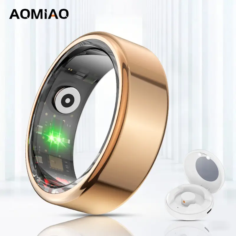 AOMIAO Smart Ring This is a waterproof tracking fitness ring and a fashionable accessory, suitable for both men and women.