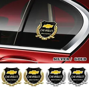 Chevrolet Car Emblem Side Mark, Dual Use Body Window Design, Waterproof UV Resistant, Enhances Recognition, Small Car Exterior Accessory