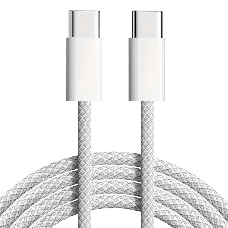 60W Fast Charging Data Cable, Type C Charger, 1pc USB-C to USB-C Cable, Fast Charger Cord, Mobile Charging Cable, Compatible with iPhone 15 & 16 Samsung Galaxy S22/S21/S20 Ultra