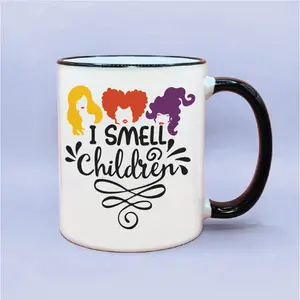 Hocus Pocus I Smell Children Coffee Mug, Halloween Coffee Cups, Halloween Decor, Hocus Pocus Movie Fan Gift Idea, Halloween Lover Gift