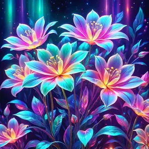 5D DIY full rhinestone round drill - diamond painting kit Diamond Art Tools colorful flowers mosaic canvas DIY wall art, home wall decoration, suitable for Halloween, Christmas, birthdays, and anniversary gifts.