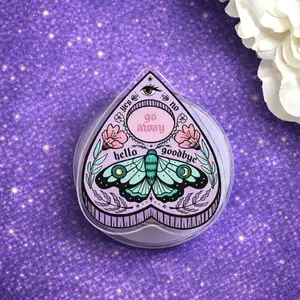 Witchy Planchette Moth MagSafe Phone Grip: Tarot Occult Aesthetic Magnetic Phone Holder, Mystical Witchcore Gift, Phone or Kindle Popgrip