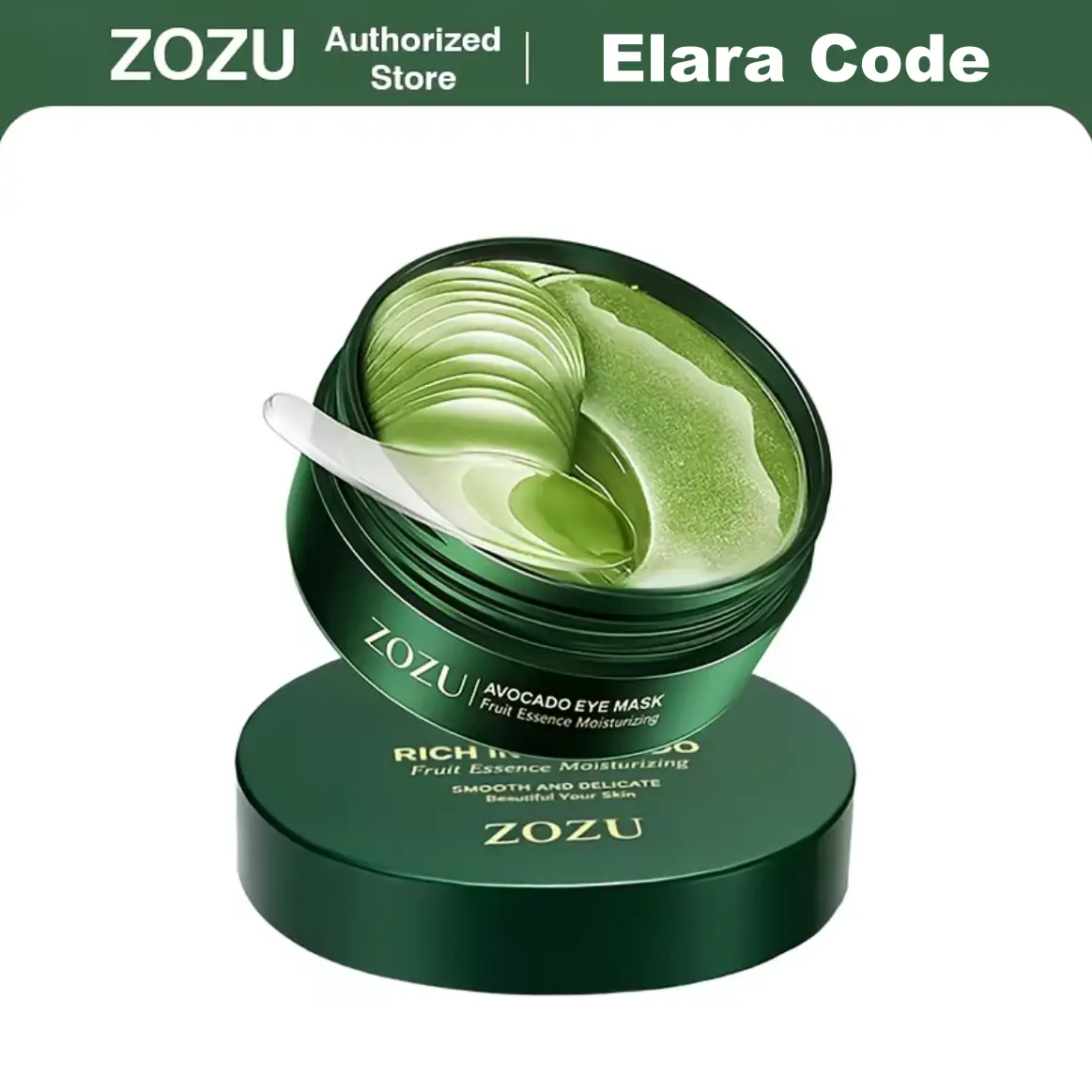 Avocado Moisturizing Collagen Eye Mask, Daily Under Eye Mask, 60pcs/set Hydrating Eye Patches, Hydrate & Soften Eye Skin, Gentle Daily Eye Skin Care