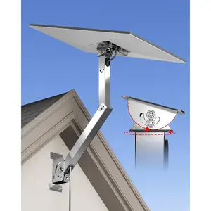 Fit for Starlink Gen 3 Mount, All 304 Stainless Steel Fit for Starlink Wall/Pole/Roof Mount, Adjustable Mounting Kit Multiple Angles with Adapter, fit for V3 Starlink Standard Dish