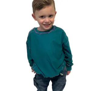 LONG SLEEVE TRAINING TEE - Peacock