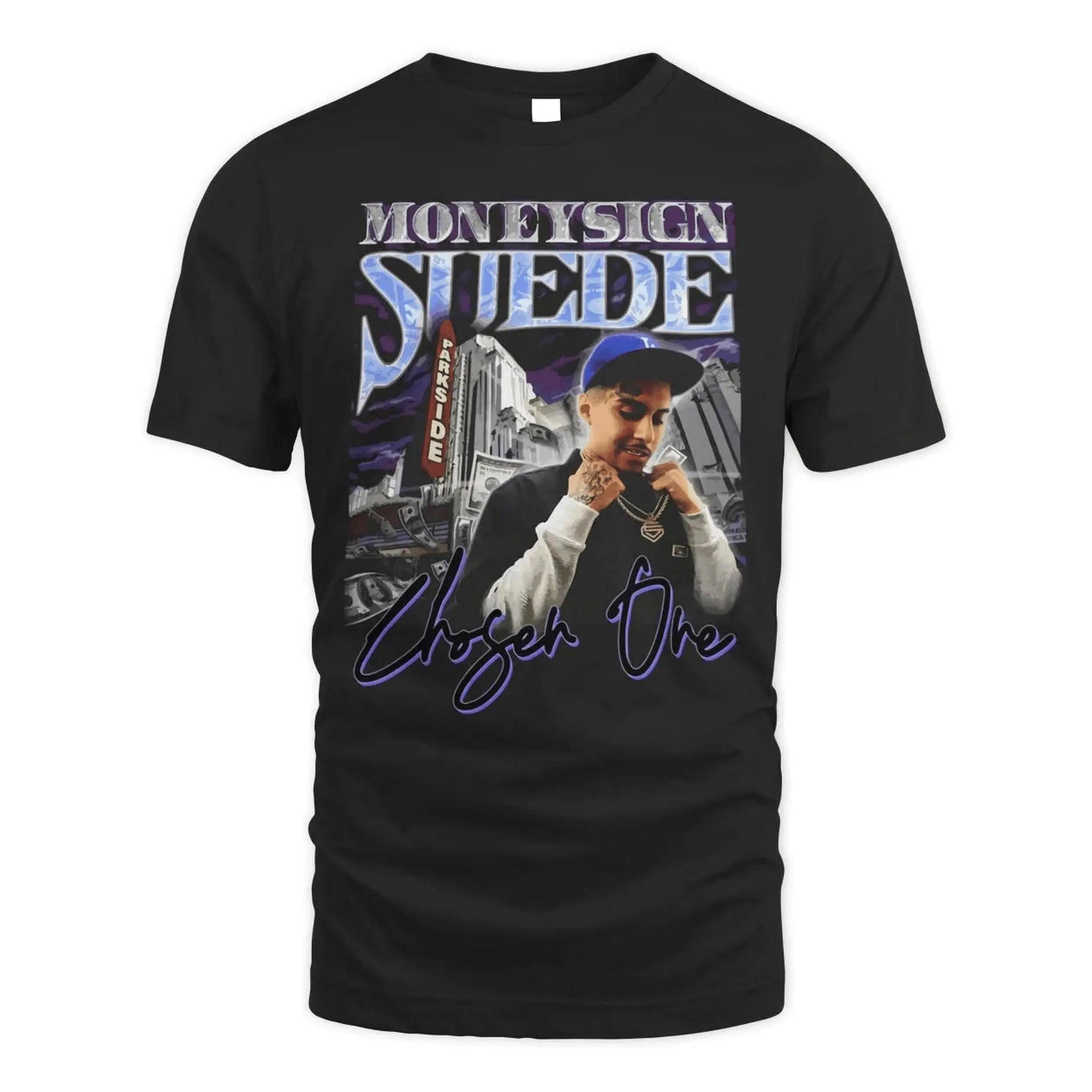 Money Sign Suede Merch T-shirt, Parkside Logo Tee, Unisex Hoodie - Casual Sweatshirt for Streetwear Fans