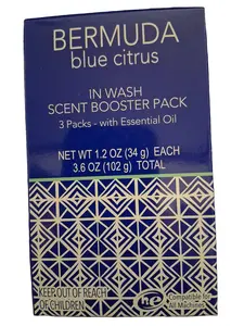 Laundry In-Wash Scent Booster Pack - Bermuda Blue Citrus Scent, Home Supplies Laundry Tools & Accessories