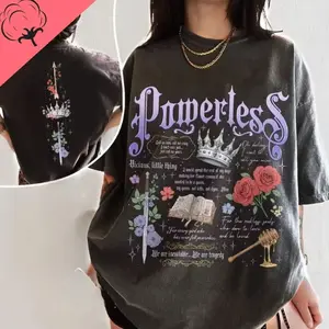 Powerless Book Fan-Inspired Comfortable Cotton Clothing, Unisex Men & Women Vintage Aesthetic Apparel