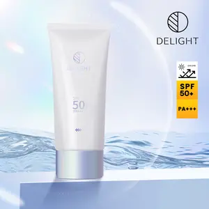 DELIGHT Sunscreen to Prevent Sunburn - 1.69fl.oz, Tanning and Photoaging,SPF50+,PA+++ Facial Skincare, Gentle Oil Sensitive