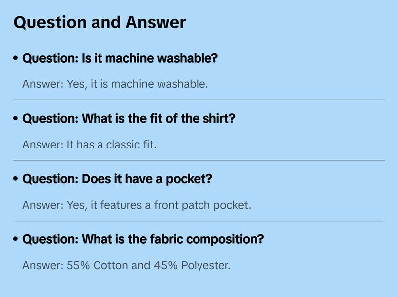 Lee Uniforms Mens Long Sleeve Oxford Slim Shirt