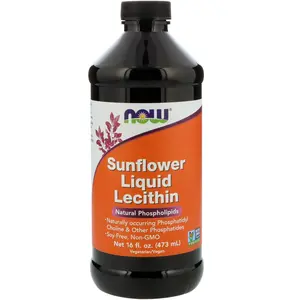 NOW Foods Now Foods, (2 Pack) Sunflower Liquid Lecithin, 16 fl oz (473 ml)