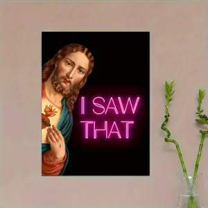 I Saw That Wall Art Print for Bedroom Office Dorm Decor Perfect Christmas Gift