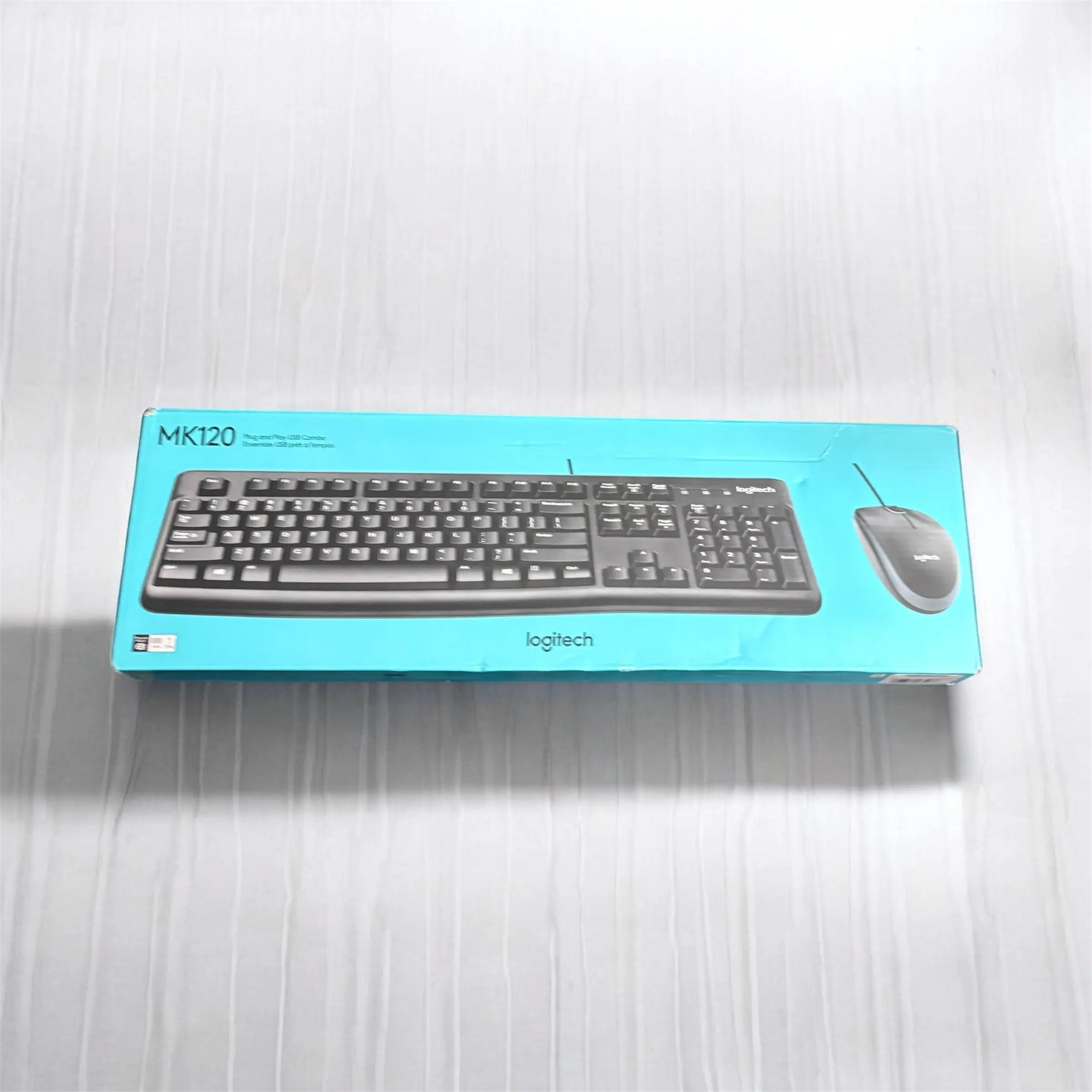 Logitech MK120 wired keyboard and mouse combo