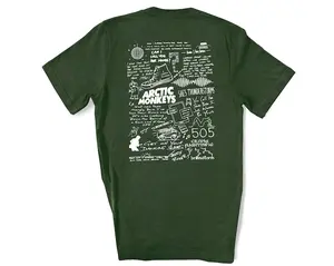 Arctic Monkey 2023 North America Tour Dates Shirt, Arctic Music Lyrics Shirt, Music Concert Tee, Arctic Monkey Merch, Gift for Fan, Tour