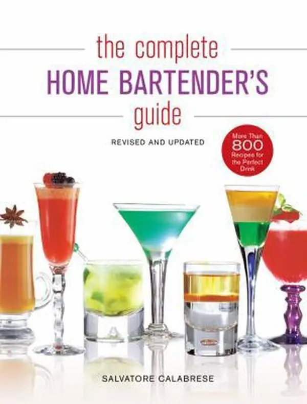 USED Book - The Complete Home Bartender's Guide by Calabrese, Salvatore (Spiral-bound) - english