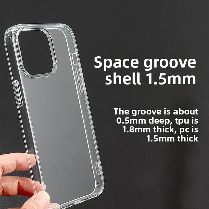 bellacharm 1.5mm Thick Acrylic Groove Epoxy Blank Case, Fit for Samsung  Series, Base Shell for DIY Phone Crafting