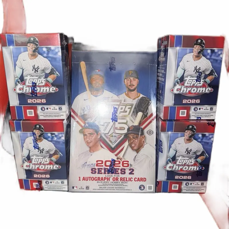 Topps Chrome Baseball Trading Cards - Collectible Sports Cards for Baseball Enthusiasts