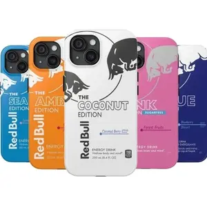 Colorful RedBull Energy Drink Two-In-One Drop-Resistant Mobile Phone Case Protection, Shockproof For IPhone 17-12, Pro Max, Pro Plus, and Samsung S25 24 23 Safety Case