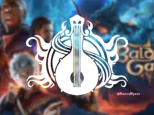 Baldur's Gate Bard Class Vinyl Decal Sticker