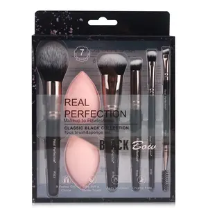 7PCS Makeup Brush Set Real Perfection R2006 Upgraded Facial Kit
