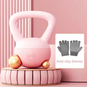 Soft Kettlebell - Weight Options for 25, 20, 15, 10 and 5 LB Strength  Kettlebells Weight Iron Sand Filled Shock-Proof Hand Weights for Women Men or