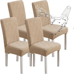 Dining Chair Covers, Chair Covers for Dining Room, Stretch Parsons Chair Slipcover, Removable, Washable for Dining Room Kitchen Chair Protector Cover