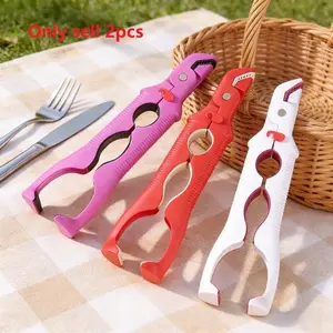 Multifunctional Three-In-One Heat-Resistant Silicone Gripper, Bottle Opener, Dish Lifter, Microwave Oven Safe, Kitchen Essential, Multifunctional Kitchen Tool