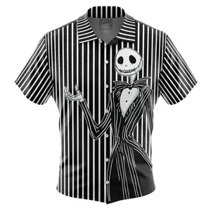Jack Skellington The Night Before Christmas Hot Trending Shirt 2026 - Anime Tropical Hawaiian Shirt – Summer Beach Graphic Button-Up | Streetwear Vacation Shirt