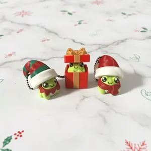 Holiday Toad Clicker Keychains