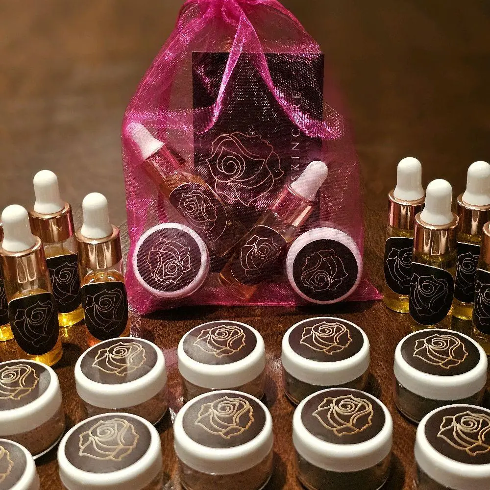 Skincare Sample Kit - Cleanser, Face Mask, Face Oil, Eye Oil