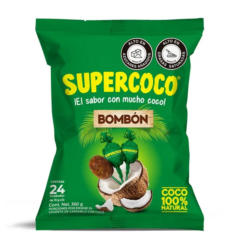 SUPERCOCO BOMBON - LOLLIPOP 24 UNDS