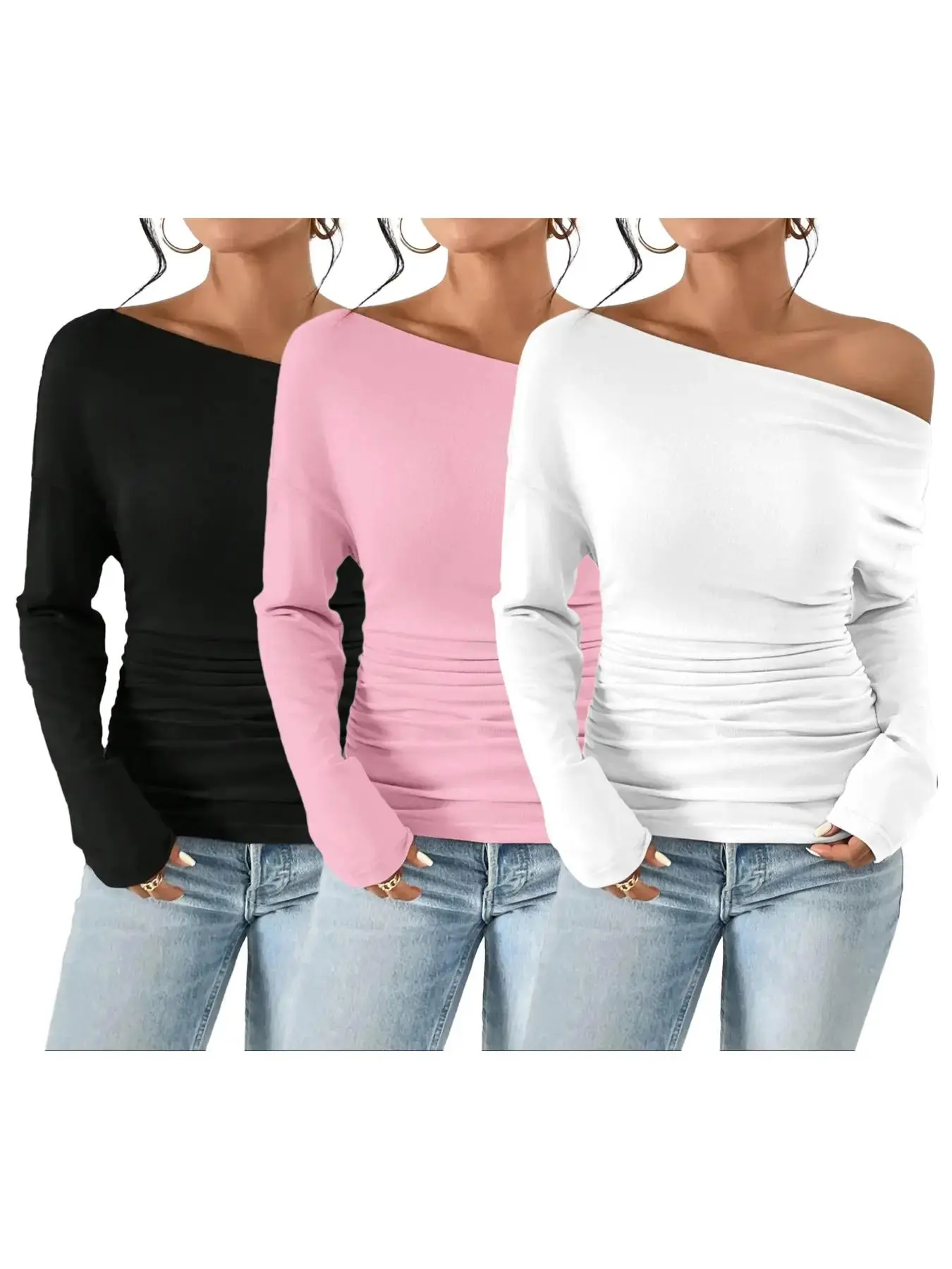Black*1 pc+Pink*1 pc+White*1 pc