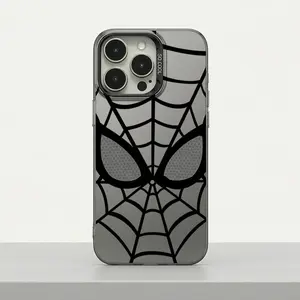 Classic Cool Gird Pattern IMD Laser Phone case Compatible with iPhone 17 16 15 14 13 12 11 Pro Promax Plus Air Anti-fingerprint on-Yellowing Military-Grade Drop-Proof Durable Anti-Fingerprint EDCS0522685M76733