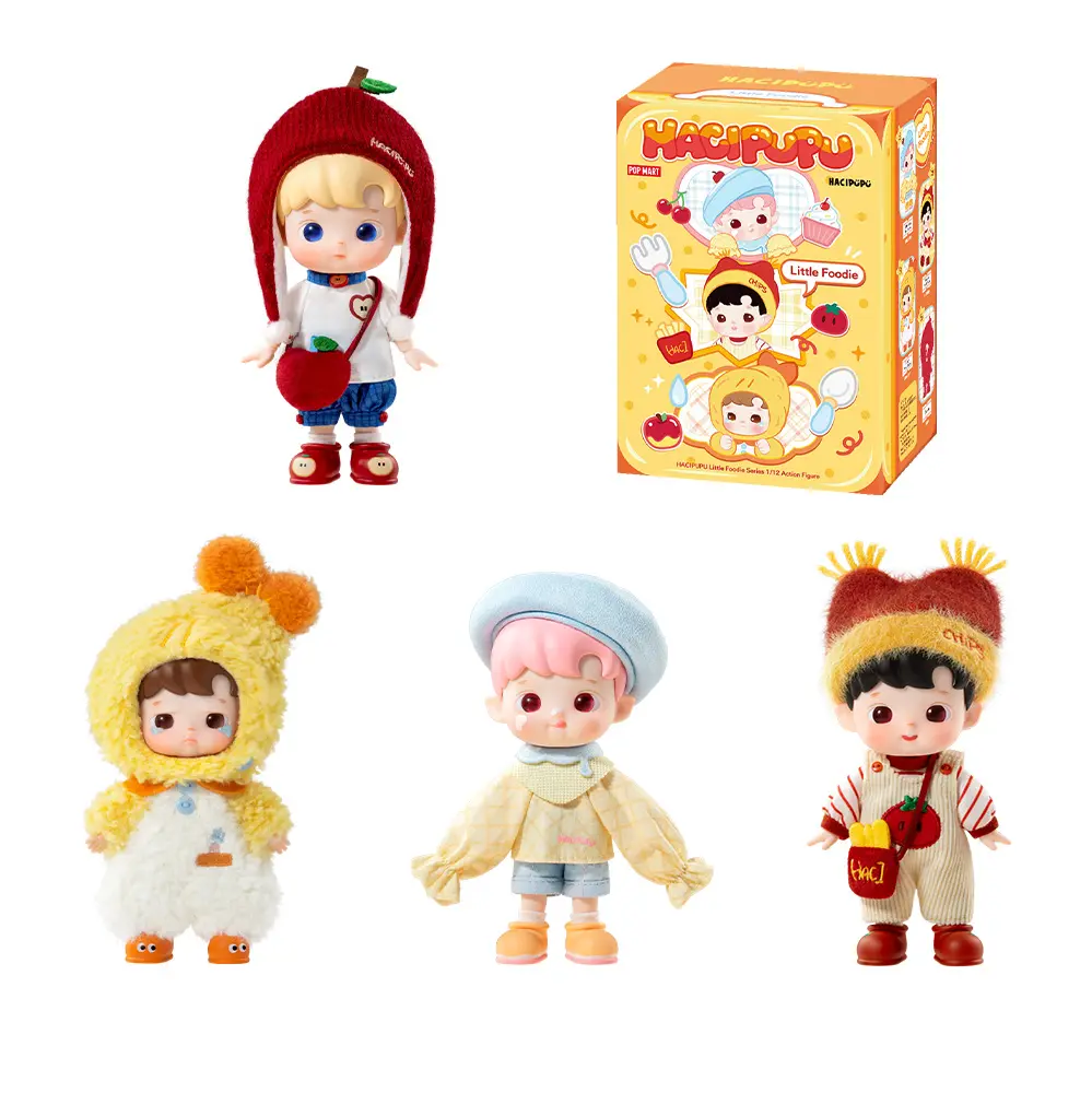 POP MART HACIPUPU Little Foodie Series 1/12 Action Figure,Surprise