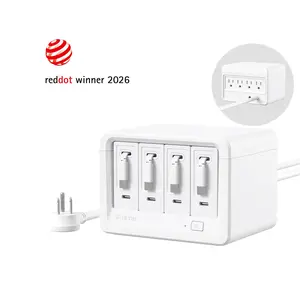 Gitryin Desktop Charging Station 12-in-1 for Multiple Devices Efficient and Convenient Design with Usb A Ports for Smartphone & Cellphone Wireless Usb Rechargeable Charger