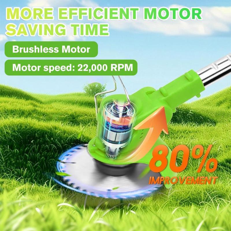 Cordless Weed Wacker with 2 Batteries, Electric Grass Trimmer, Adjustable Height, 90° Rotating Head, Lightweight Lawn Edger,for Valentine’s Day Gift Cordless Weed Wacker with 2 Batteries, Electric Grass Trimmer, Adjustable Height, 90° Rotating Head, Lightweight Lawn Edger,for Valentine’s Day Gift